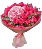 Pink & Crimson Bouquet