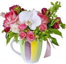 Cup Flower arrangement