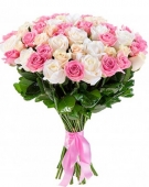 White & Pink Classic, Bouquets from 7 to 101