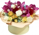 Orchids & Roses arrangement