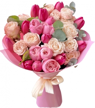 Silvia Pink - 4 sizes amazing bouquet