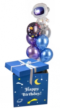 Surprise Ballons box - for a boy
