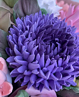 Zephyr white-pink-blue dessert, 5 sizes image 0