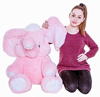 Pink Elephant 4 sizes image 1